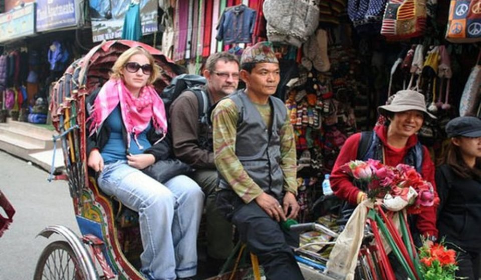 Evening Rickshaw Ride in Kathmandu