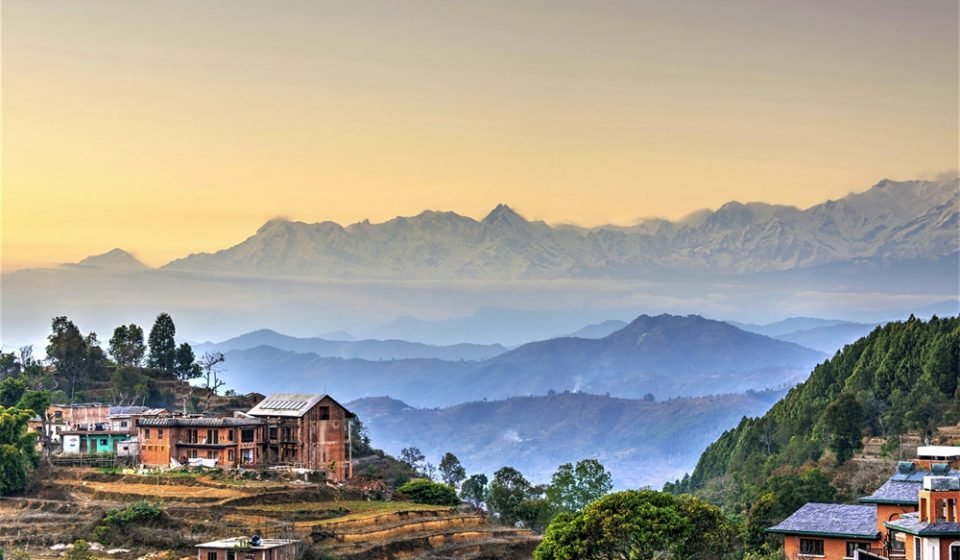 View Of The Himalayan Range From Bandipur