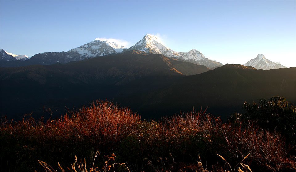 Mountain View During Annapurna region trekking